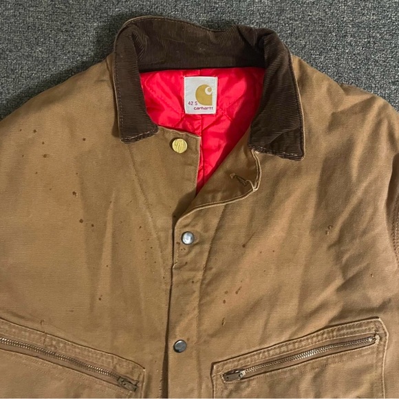 Carhardtt cropped vintage reworked detroit jacket - Picture 3 of 8